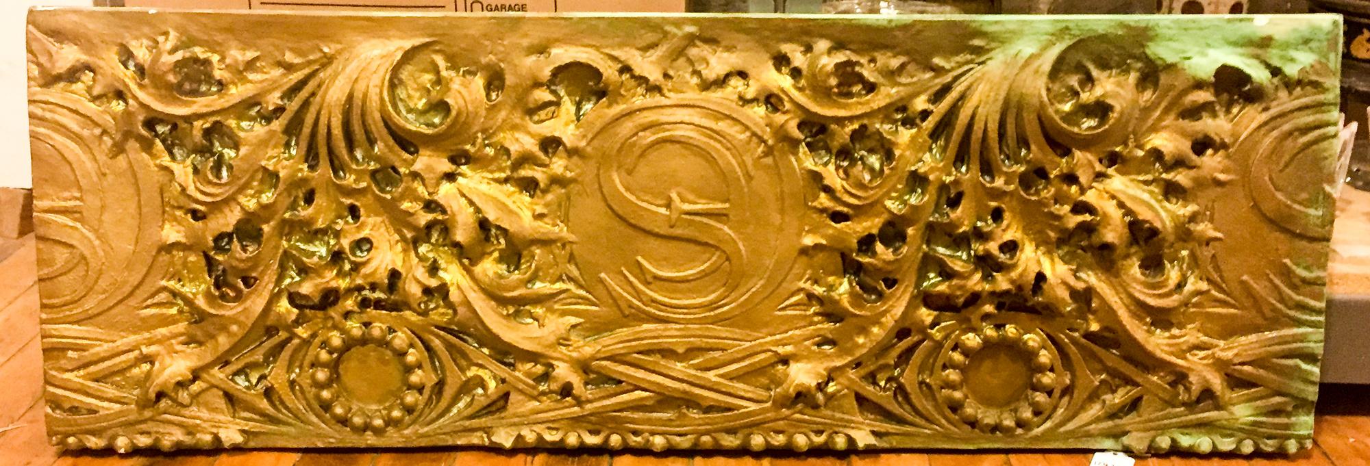 After Louis Sullivan, (American, 1856-1924) Height 12 1/2 x width 36 inches.