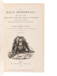 [TRAVEL & EXPLORATION]. -- WALLACE, Alfred Russel (1823-1913). The Malay Archipelago: The Land of the Orang-utan, and the Bird of Paradise .... London: MacMillan and Co., 1869.