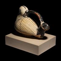 An Attic Terracotta Askos in the Form of a Duck