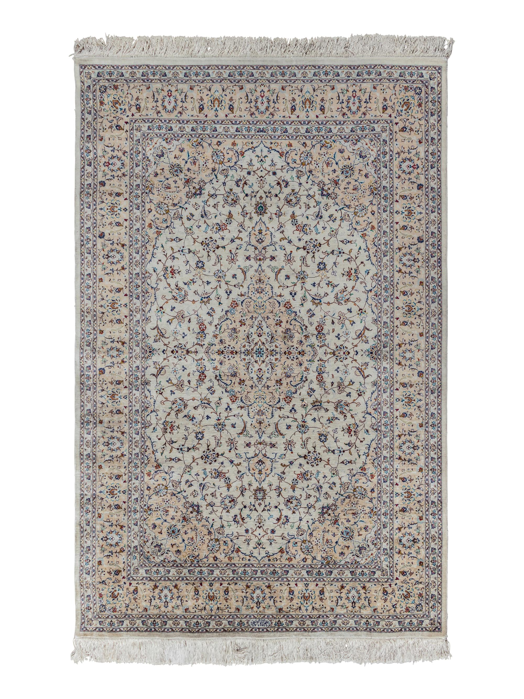 A Tabriz Silk Rug