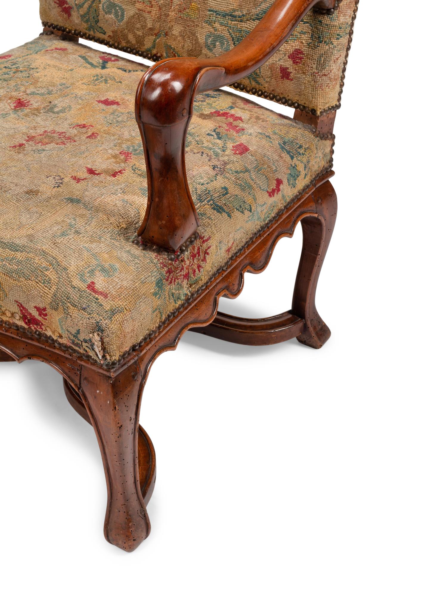 A Régence Walnut Armchair
