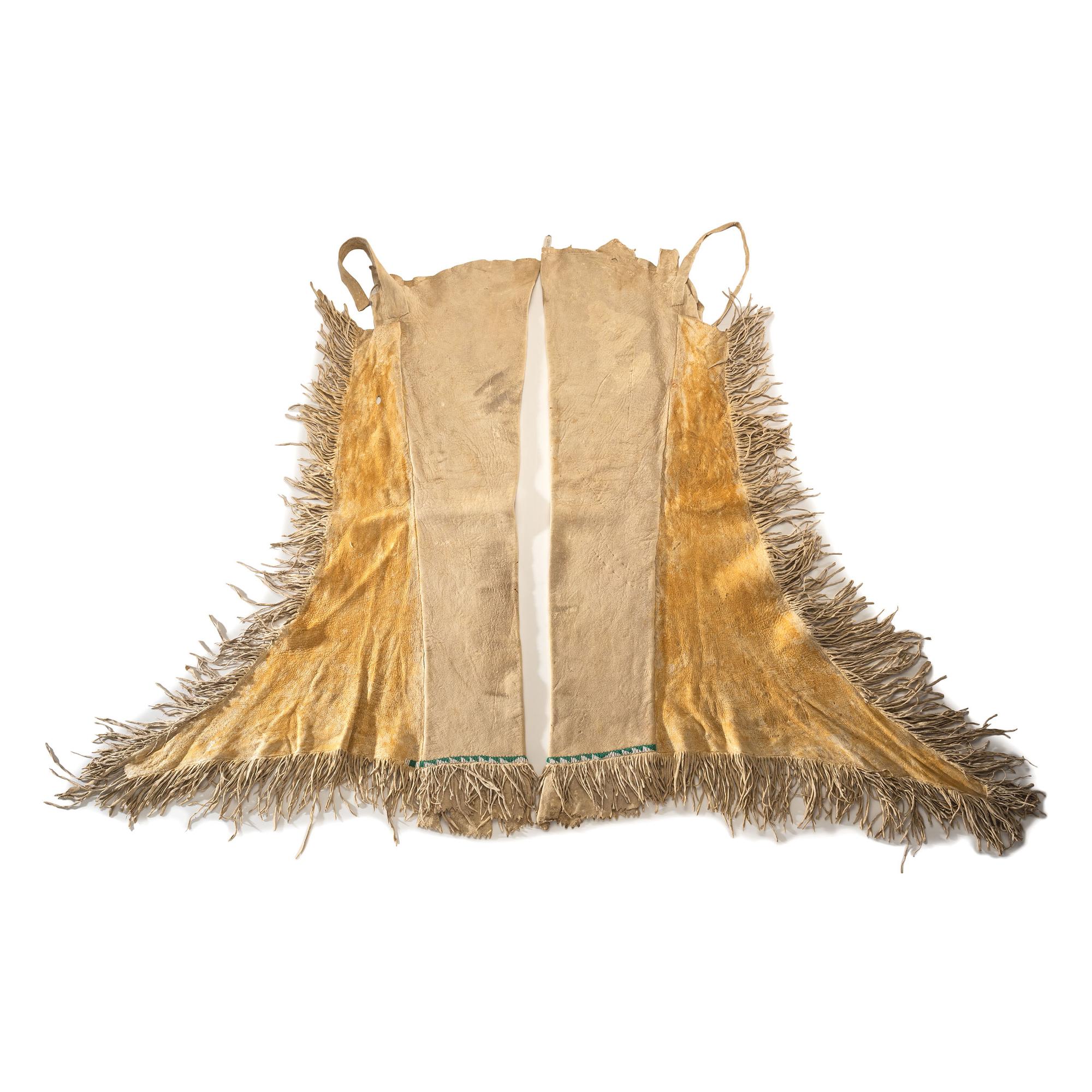 Comanche Beaded Hide Leggings