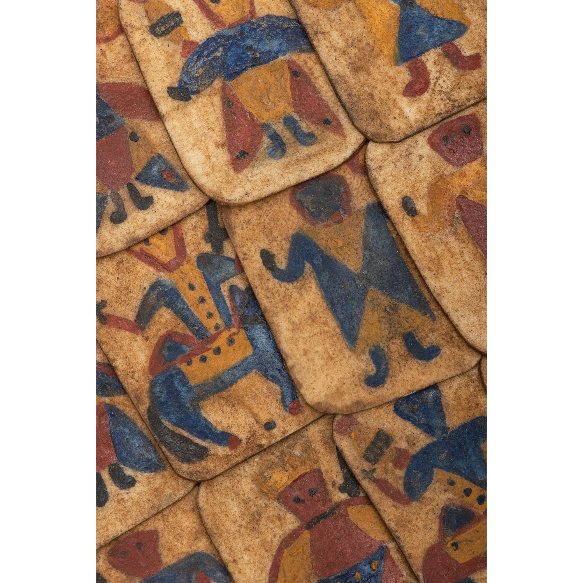 Apache Painted Rawhide Playing Cards