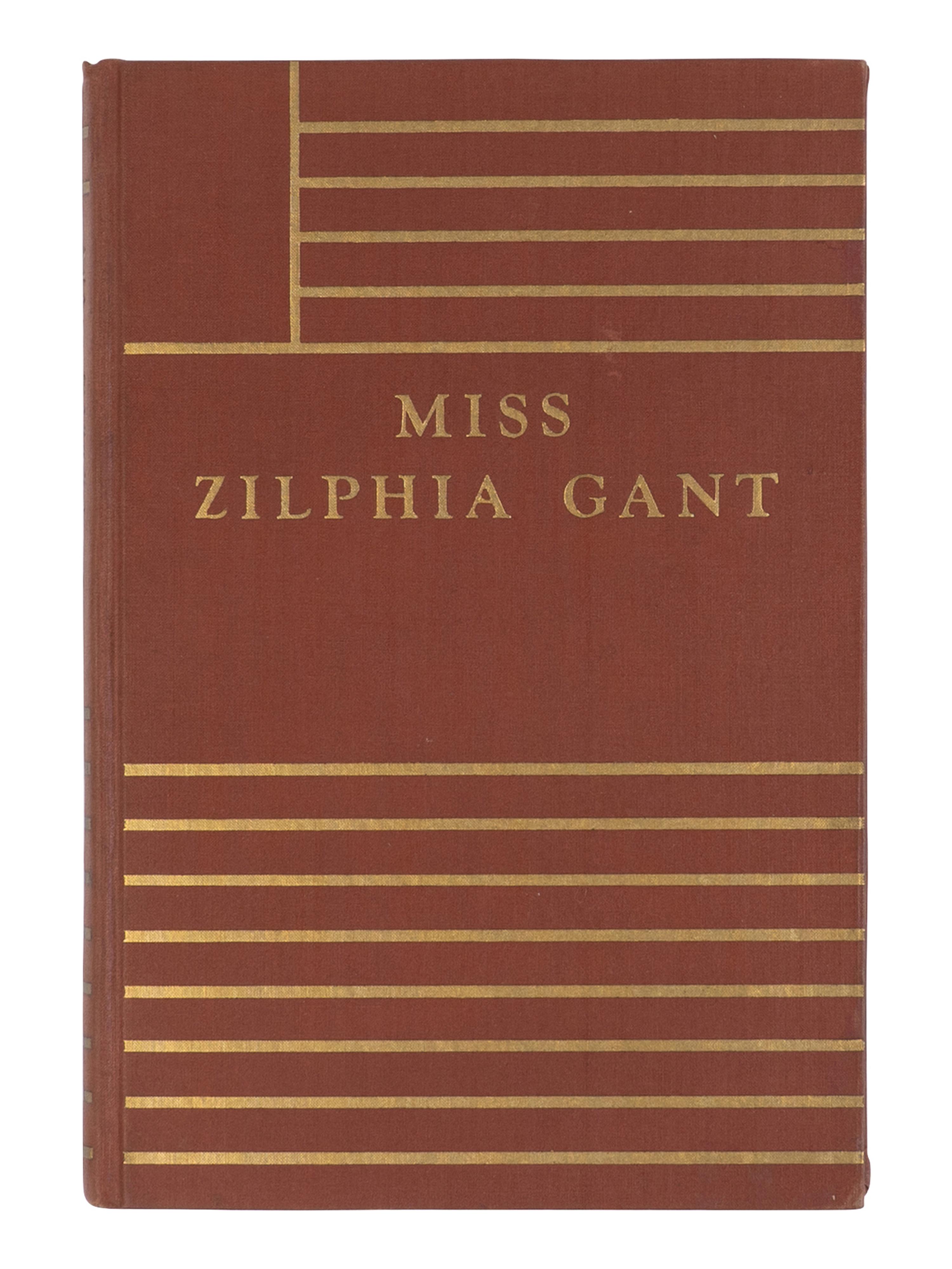 FAULKNER, William (1897-1962). Miss Zilphia Gant. [Dallas: J.M. Colville for] The Book Club of Texas, 1932.
