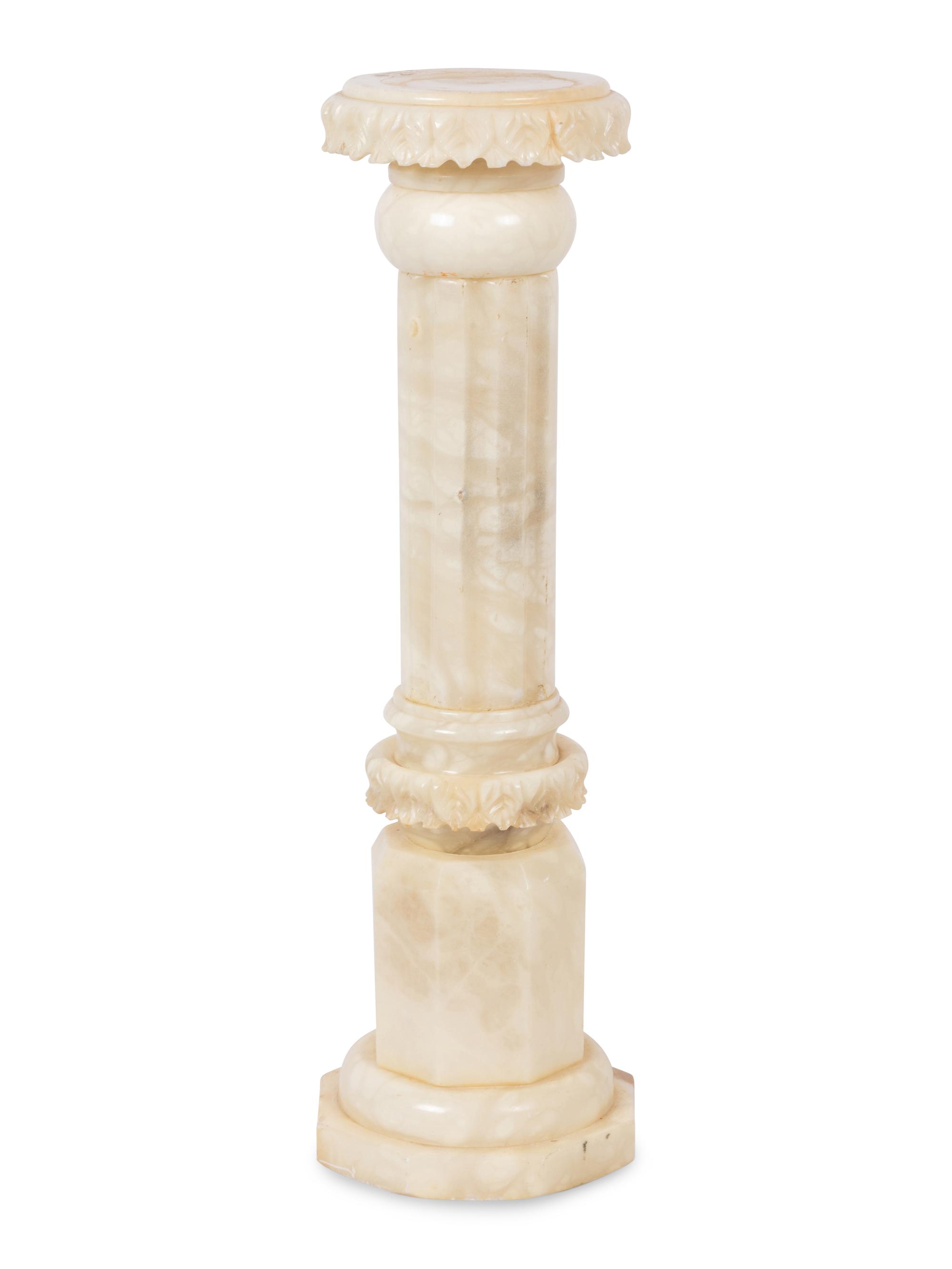 A Continental Marble Pedestal