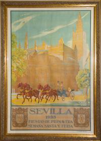 Miguel Angel del Pino Sarda, (Spanish, 1890-1973), Seville: Spring Festivals and Holy Week, 1923