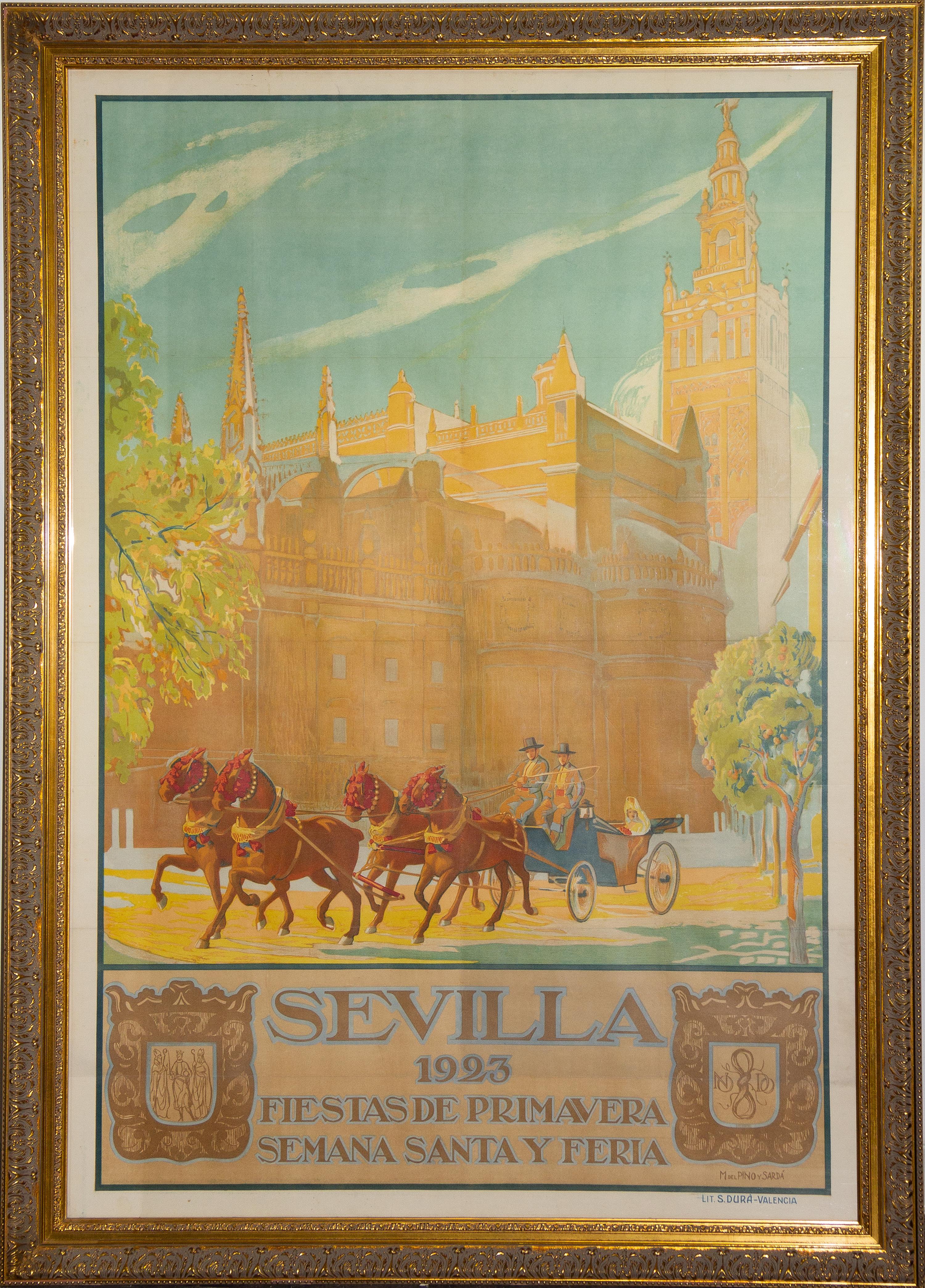 Miguel Angel del Pino Sarda, (Spanish, 1890-1973), Seville: Spring Festivals and Holy Week, 1923