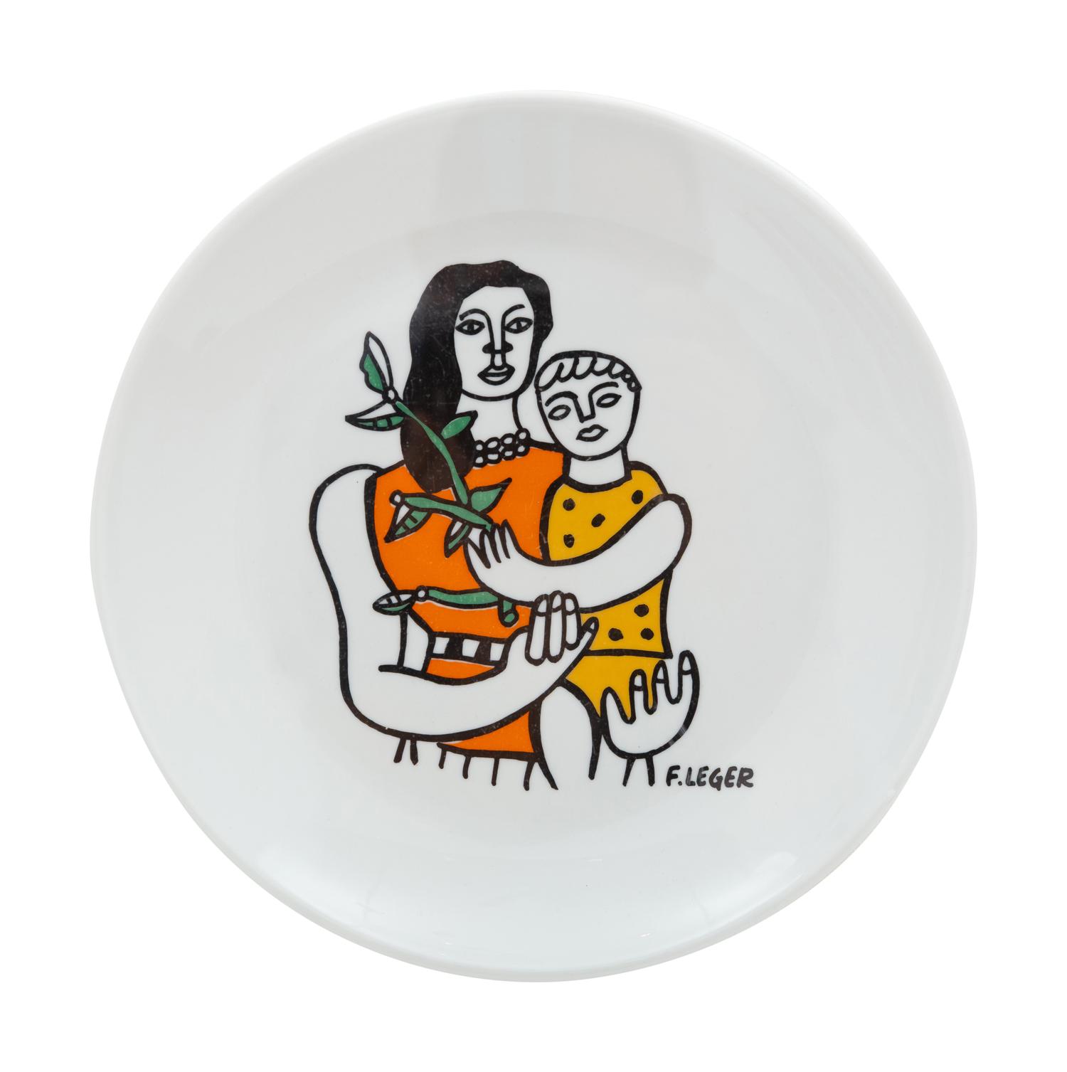 Four Framed Plates