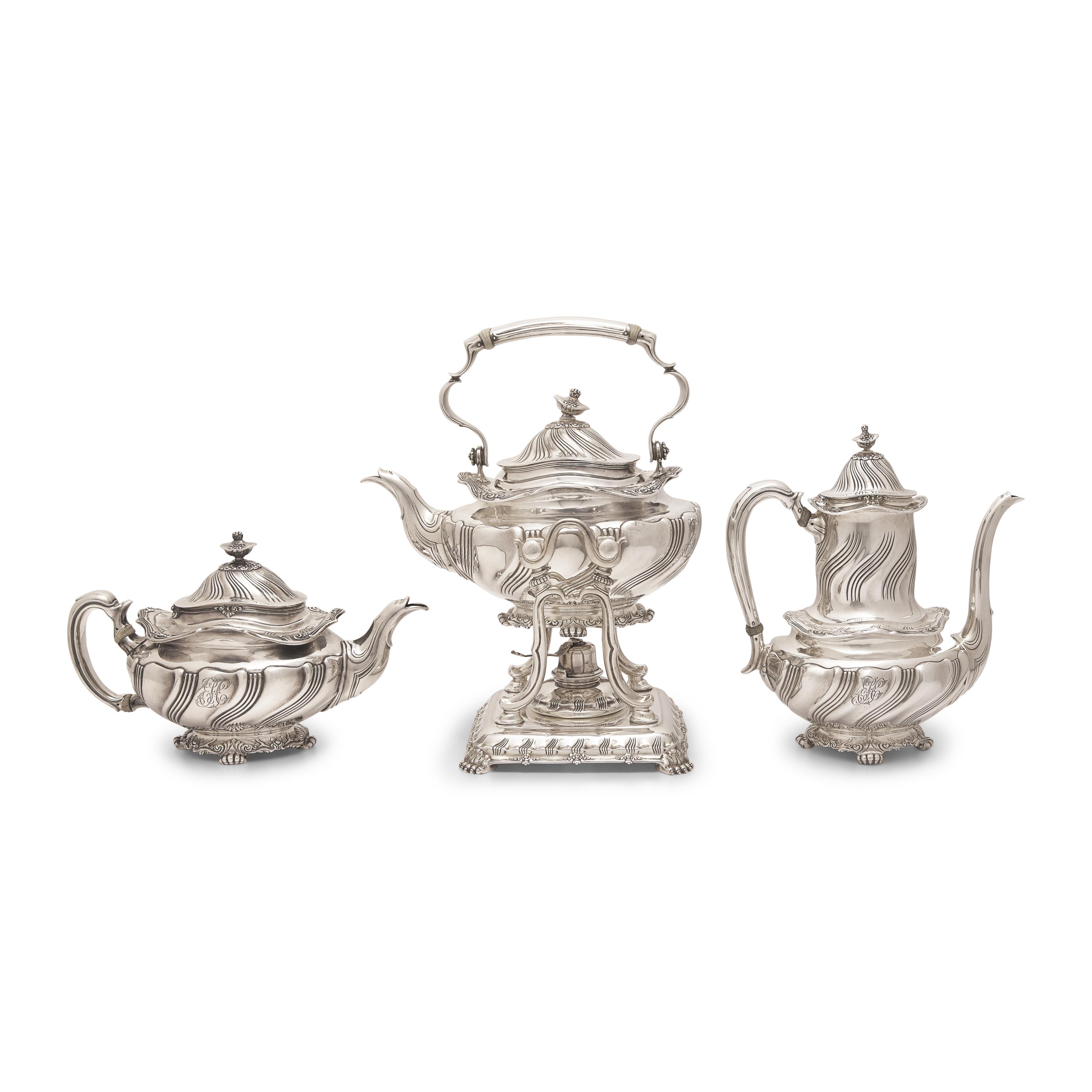 A Tiffany & Co. Silver Seven Piece Tea and Coffee Service, plus Tray
