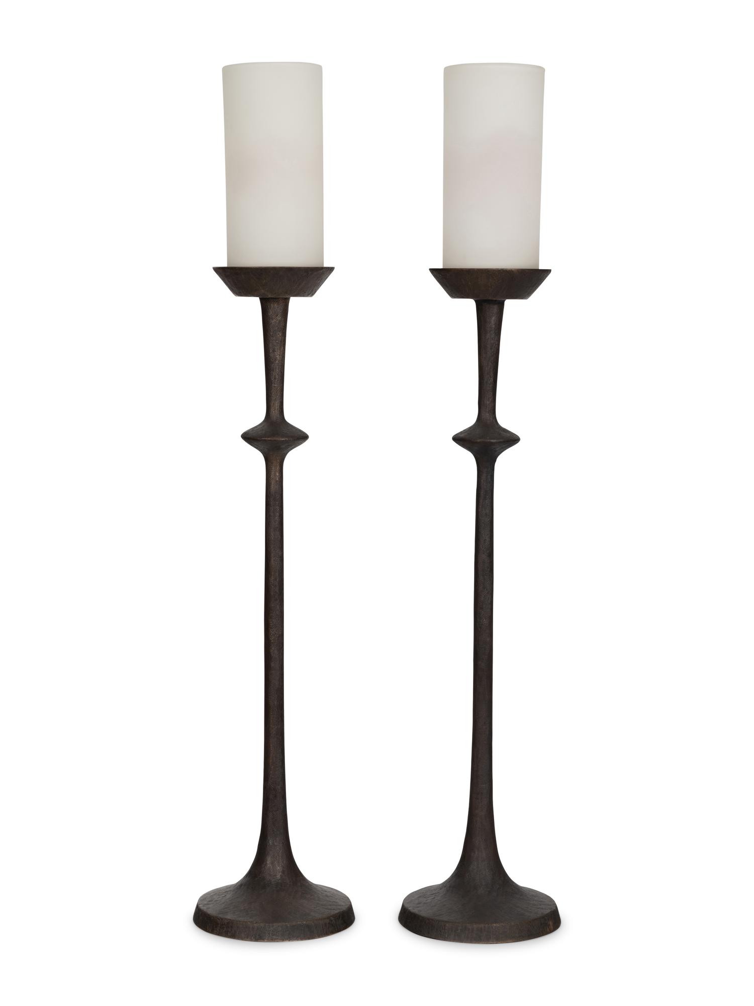Pair of Alexandra Table Torchieres