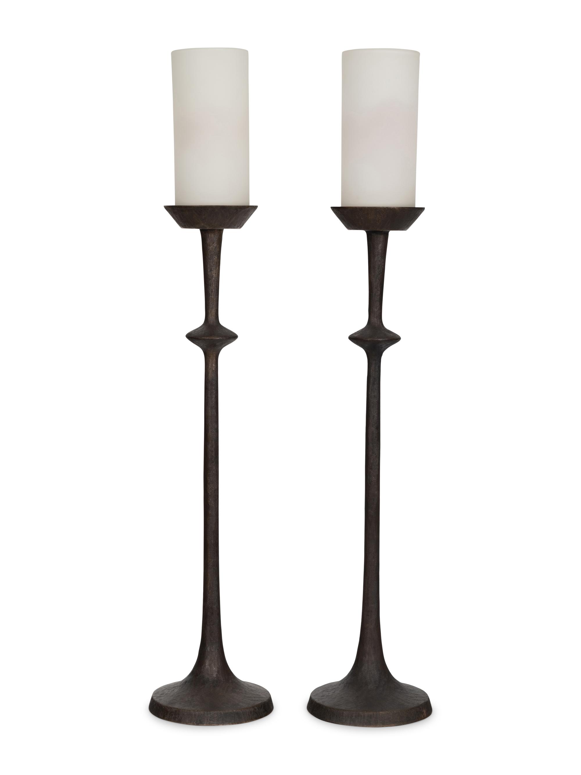 Pair of Alexandra Table Torchieres