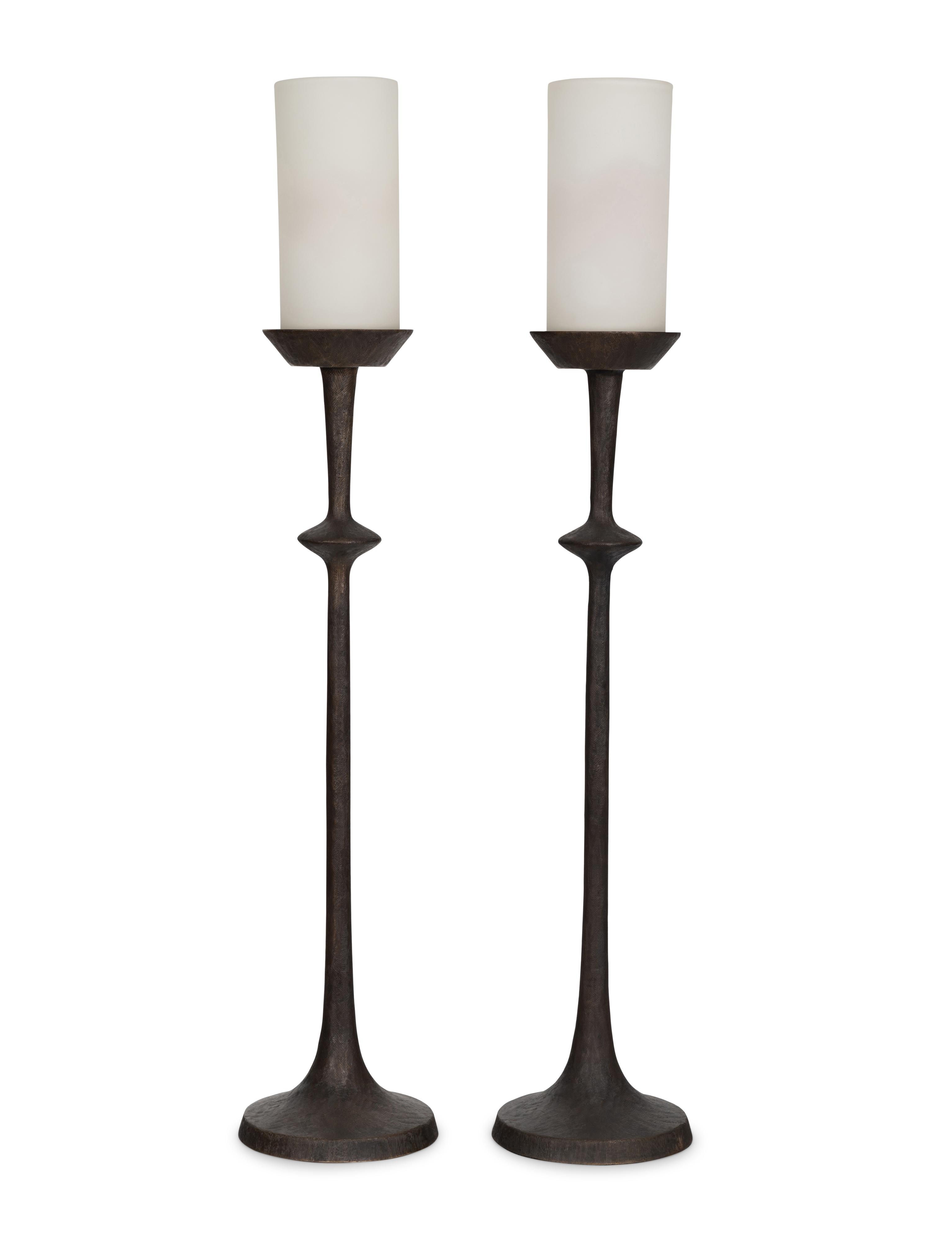 Pair of Alexandra Table Torchieres