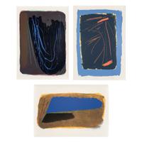 Dan Christensen (American, 1942-2007) — Latuka, Ring Taboo, and Mojo (three works)