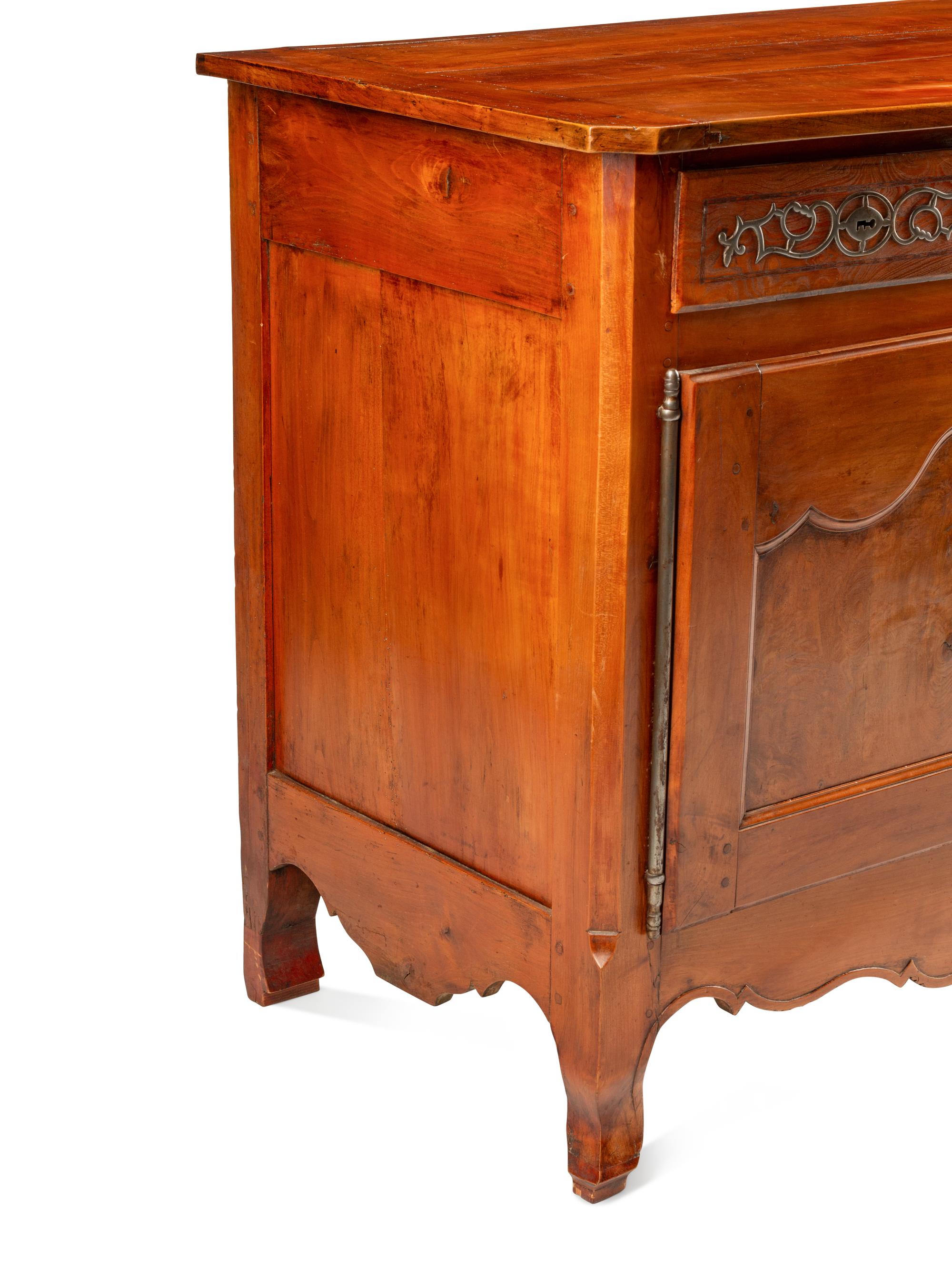 A French Provincial Walnut Serving Cabinet