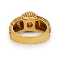 Bach, Yellow Gold and Cultured Pearl Ring