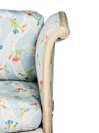 A Louis XVI Cream-Painted Lit du Jour