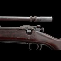 **U.S. Springfield Model 1903A1 Marine Corps Sniper Rifle with J. Unertl Scope