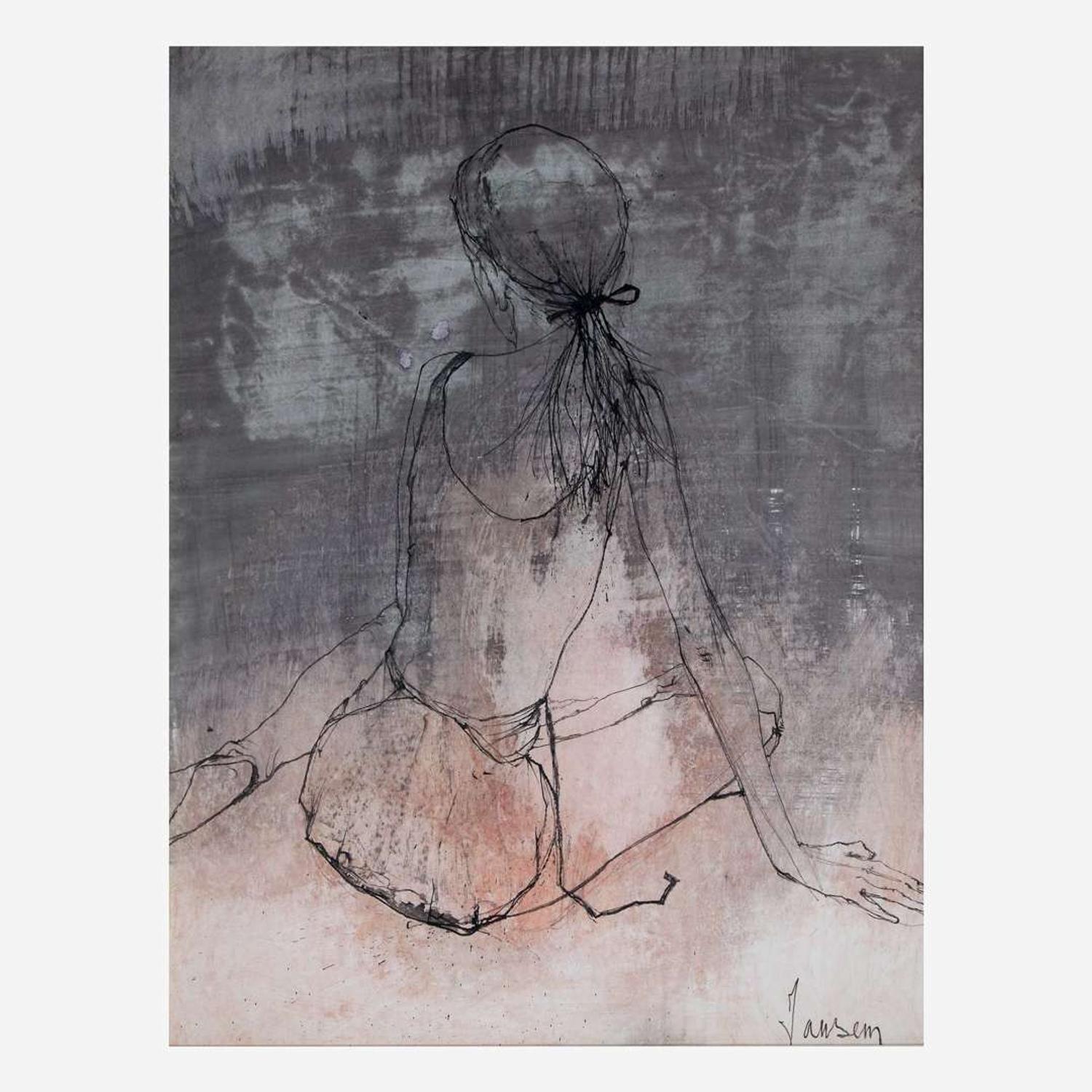 Jean Jansem (French/Armenian, 1920-2013) Untitled (Ballerina)