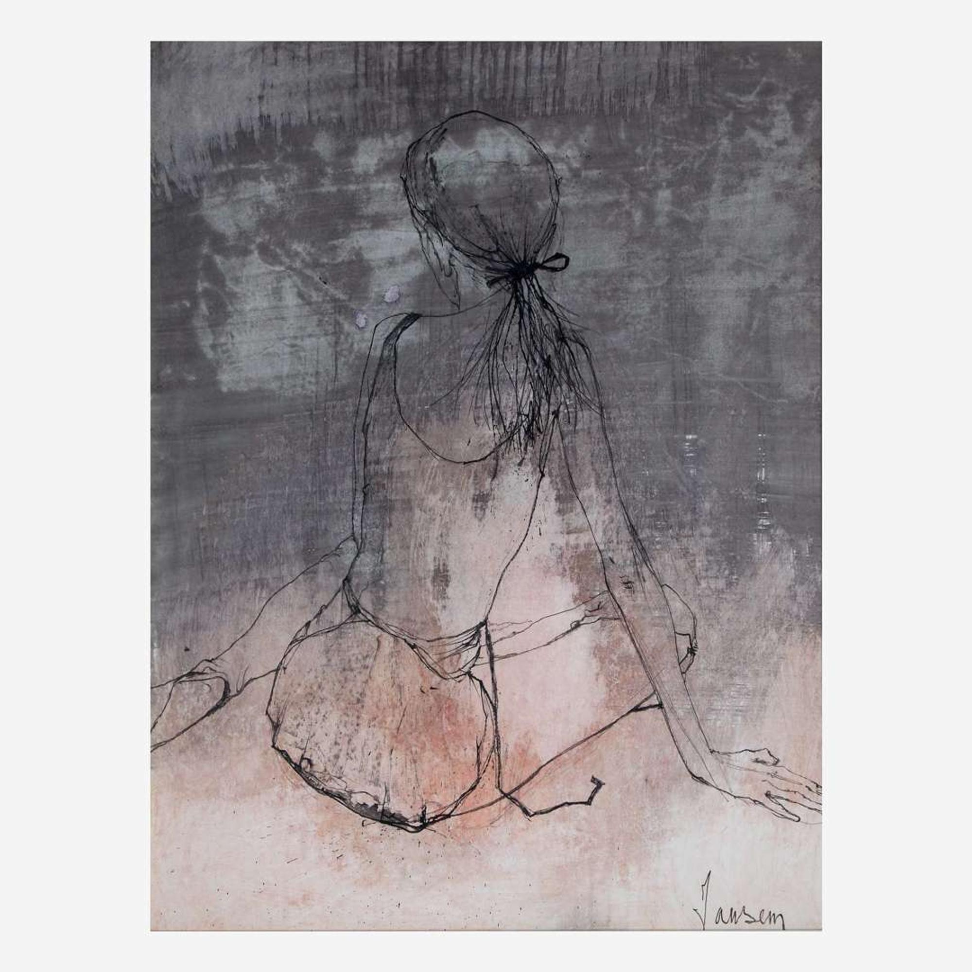 Jean Jansem (French/Armenian, 1920-2013) Untitled (Ballerina)