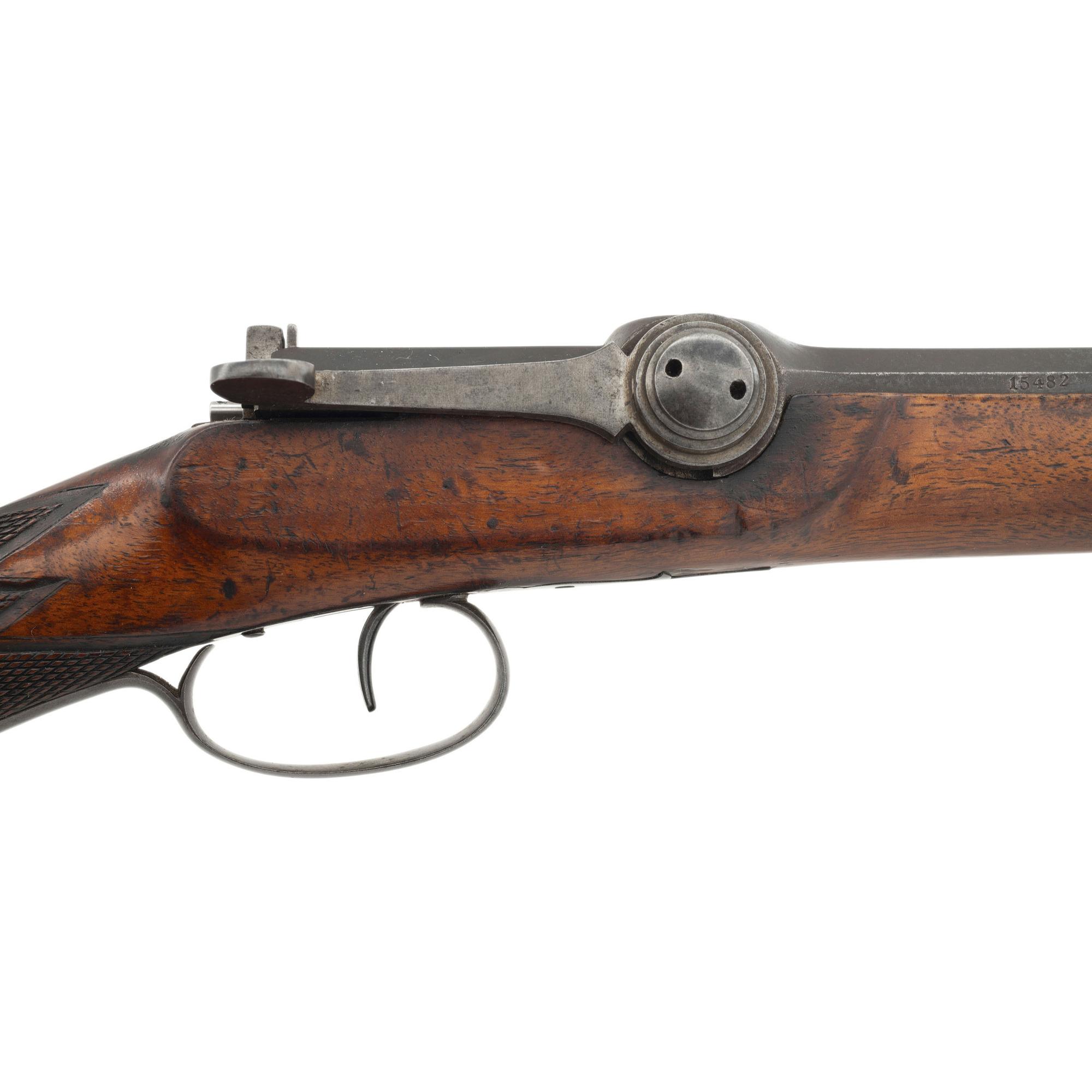 Exceptionally Rare Dreyse Faucet Breech Needle Fire Sporting Carbine circa 1830s