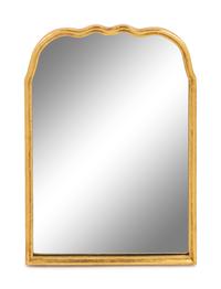 A Queen Anne Style Giltwood Mirror