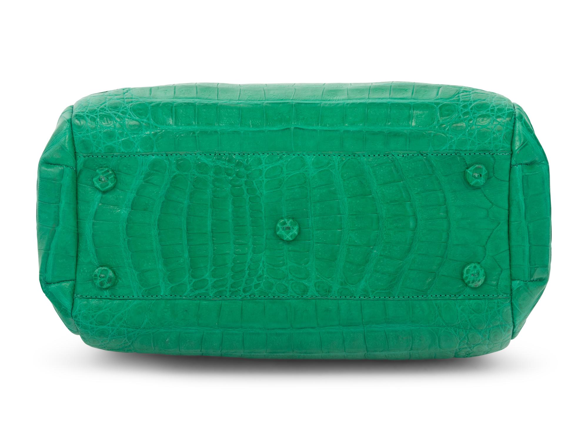 Nancy Gonzalez Crocodile Hand Bag