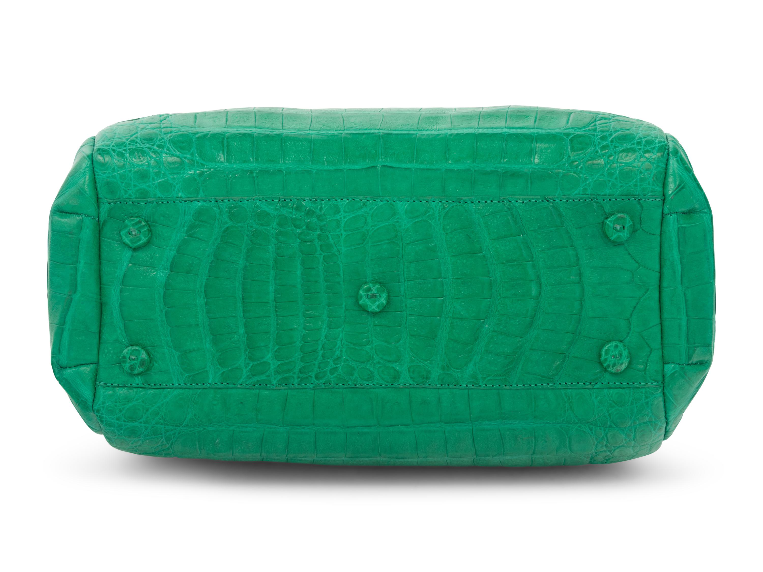 Nancy Gonzalez Crocodile Hand Bag