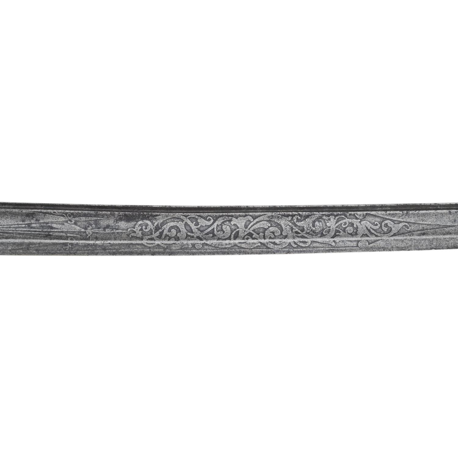 Non-Regulation Import Staff & Field Officers Sword of Capt. Albert Foster - 25th Mass Infantry