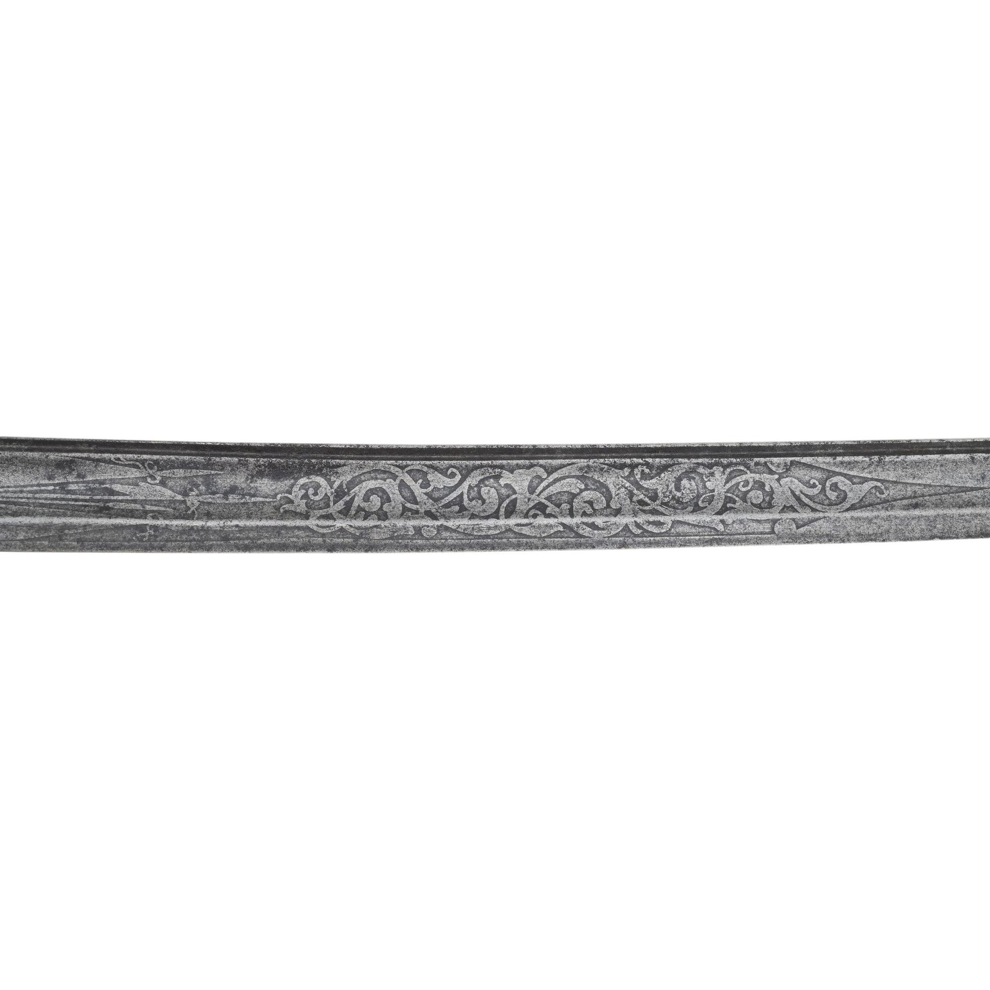 Non-Regulation Import Staff & Field Officers Sword of Capt. Albert Foster - 25th Mass Infantry