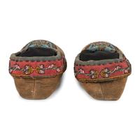 Huron and Haudenosaunee Beaded Hide Moccasins