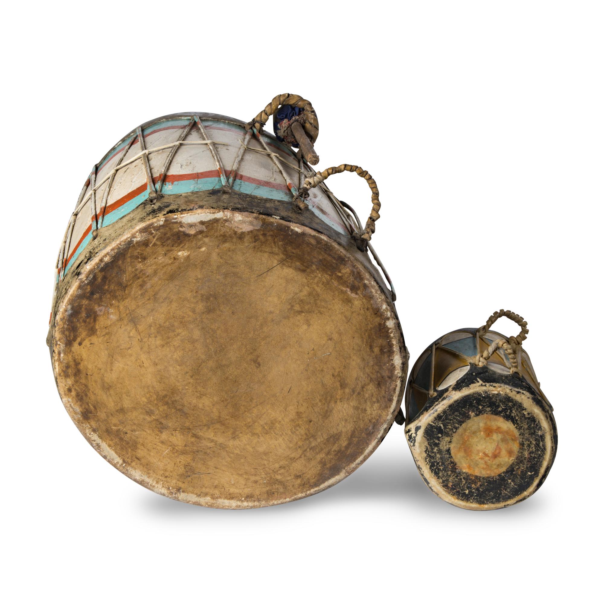 Pueblo Painted Drums