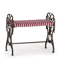 A Cast Metal Bench