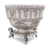 An Edwardian Silver Centerpiece Bowl