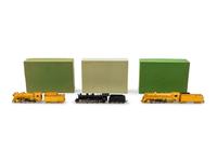 A Group of Three Factory Boxed HO-Gauge Locomotives and Tenders