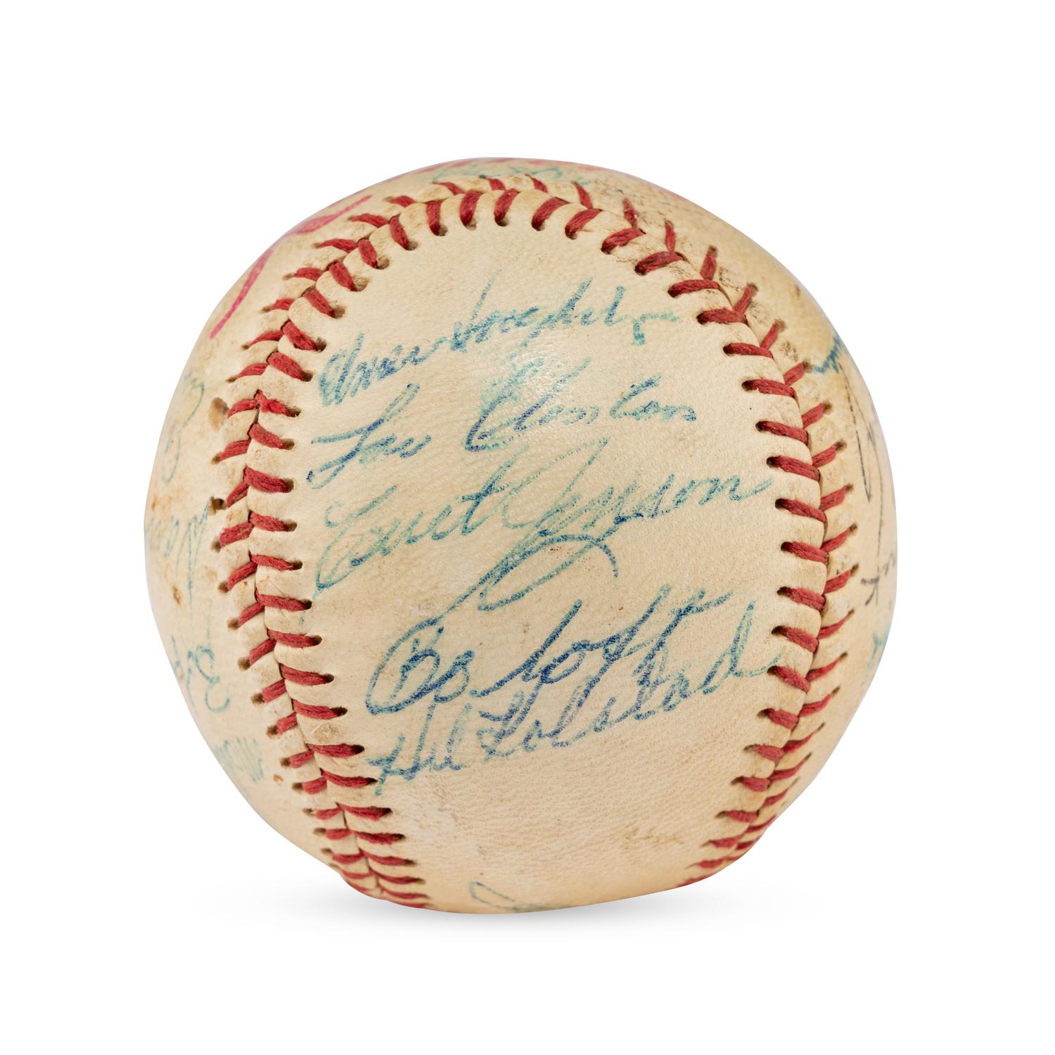 A 1961 Seattle Rainers Team Signed Autograph Baseball