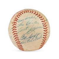 A 1961 Seattle Rainers Team Signed Autograph Baseball