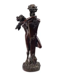 A Continental Bronze Figural Group