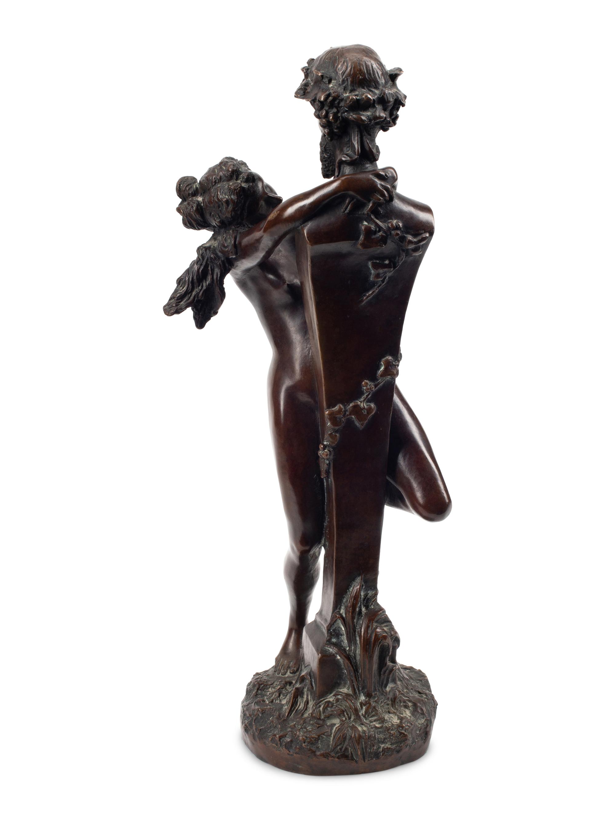 A Continental Bronze Figural Group