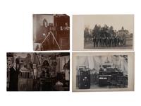 [POSTCARDS]. A group of 105 RPPC of occupational subjects incl. railroad workers and photographers.