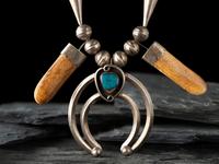 Navajo Squash Blossom Necklace