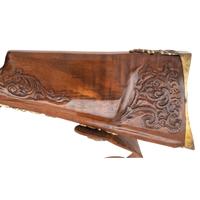 Carved Contemporary Flintlock "Mini Jaeger" Rifle