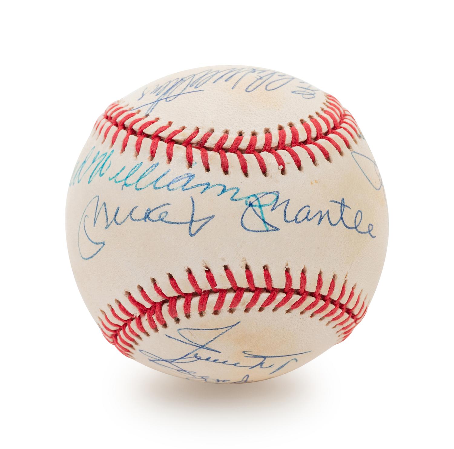 A 1980s 500 Home Run Club Signed Autograph Baseball Featuring 11 Autographs (PSA Authentic)