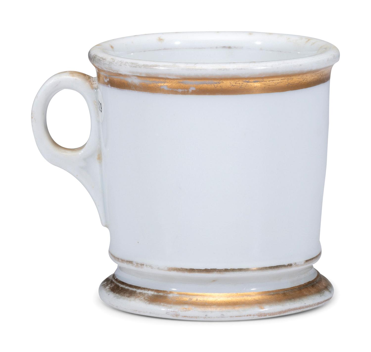 A Flour Miller's Porcelain Occupational Shaving Mug