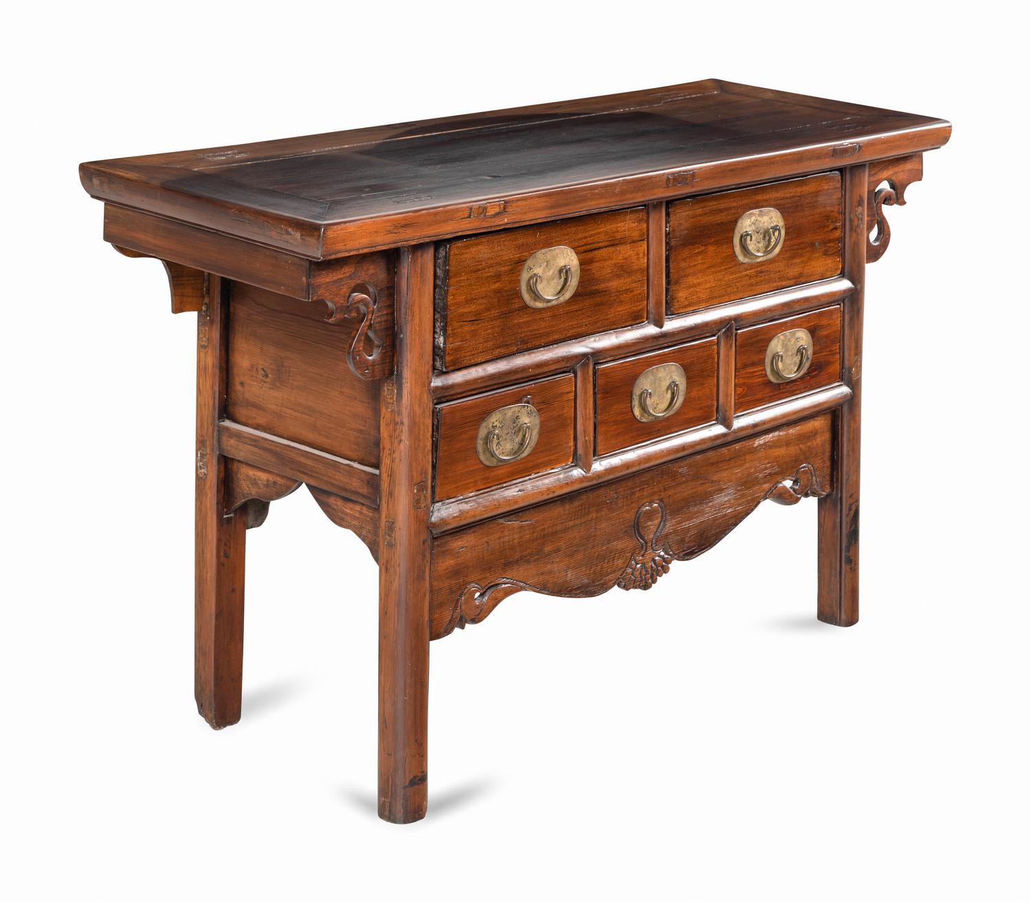 A Chinese Hardwood Altar Chest