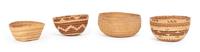 Three Hupa Baskets
