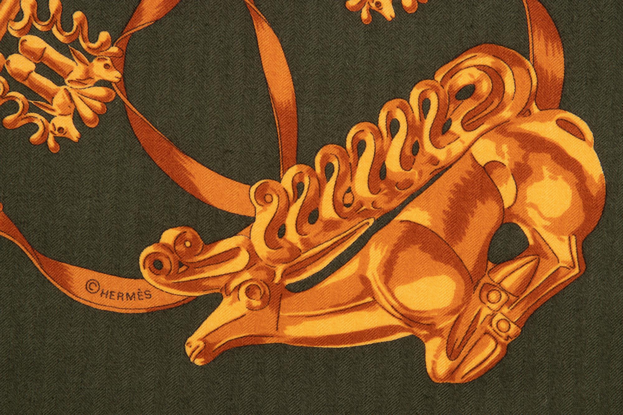 Hermès 140cm Cashmere/Silk Scarf