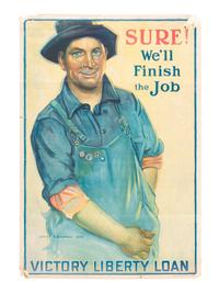[WORLD WAR I]. A group of 11 posters, including 4 featuring artwork by Howard Chandler Christy, comprising: