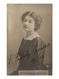 [20TH-CENTURY OPERA SINGERS]. A group of 5 signed photographs or photographic postcards of opera singers from the 1910s, comprising images of: