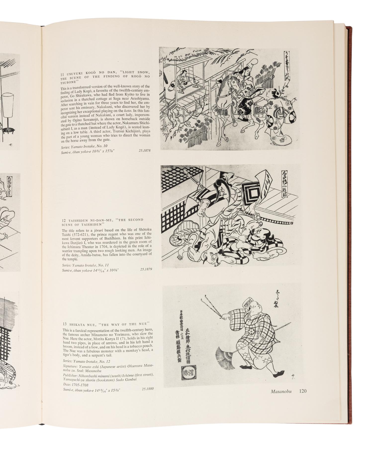 [JAPANESE PRINTS & DRAWINGS--COLLECTIONS] A group of multi-volumed works about Japanese Prints & Drawings in Private or Museum Collections, comprising: