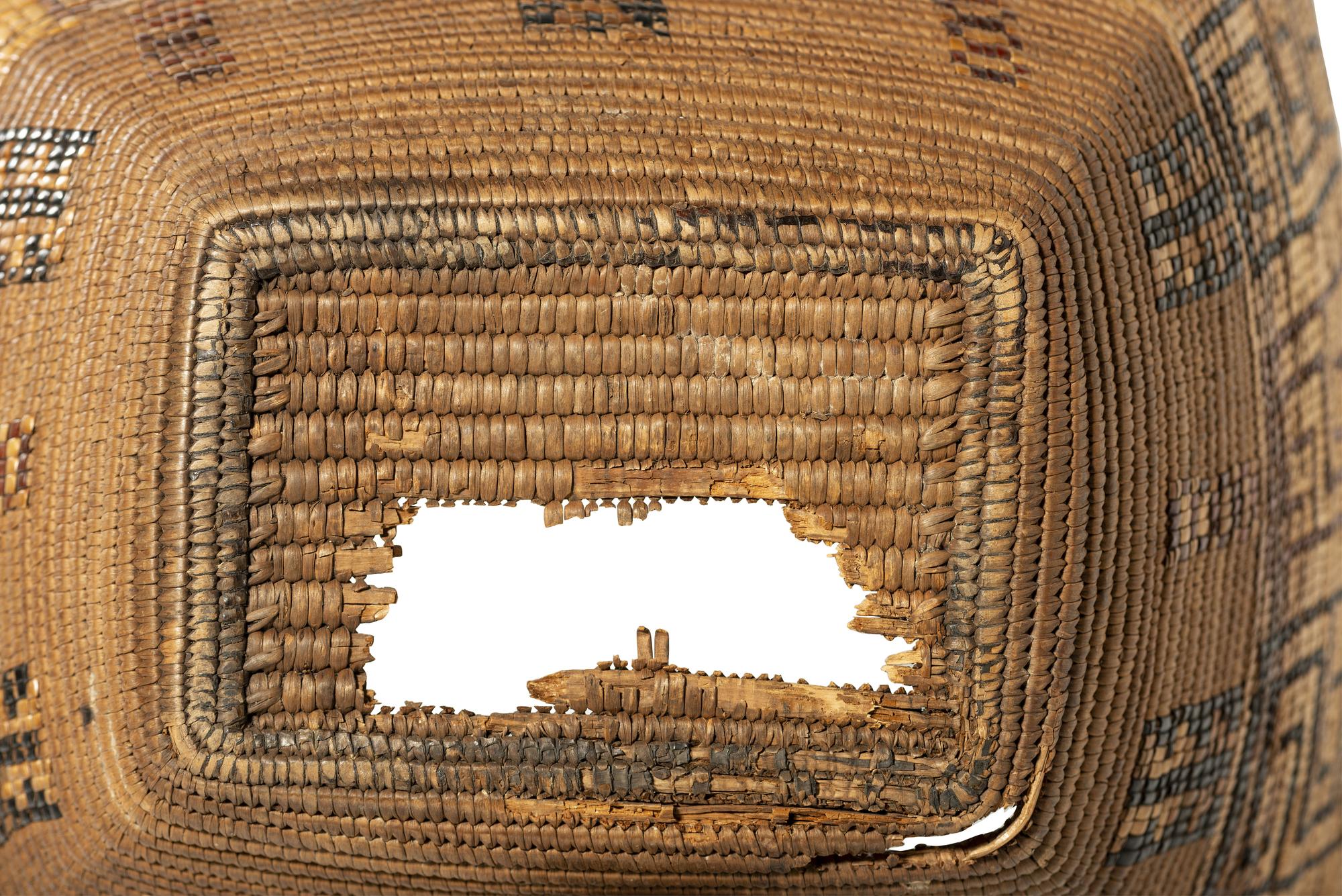 Salish Imbricated Storage Basket